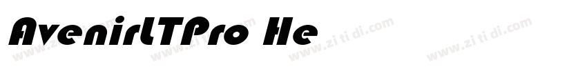 AvenirLTPro HeavyObl字体转换 AvenirLTPro HeavyObl字体转换